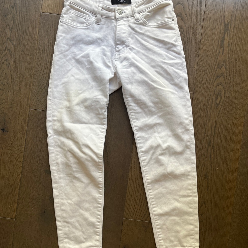 White Stretchy Denim Jeans